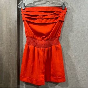 Bebe Strapless Romper Size Small